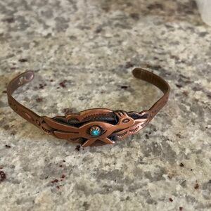 Solid copper bracelet